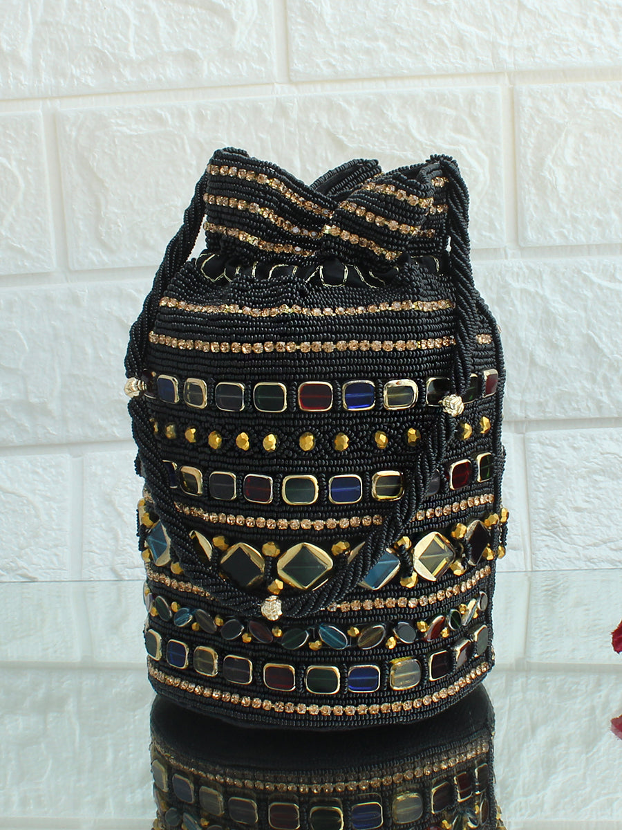 Heer Potli Bag-Black
