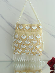 Navika Potli Bag-Ivory