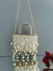 Richa Mini Hand bag-Gold