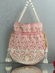 Manya Potli Bag-Peach