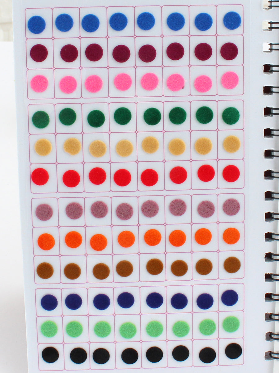 Multi Color Plain Sticker Bindi Book