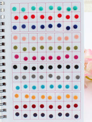 Multi Color Plain Sticker Bindi Book