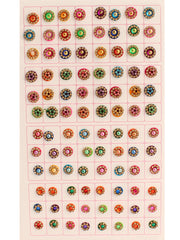 Multi Color Bindi Book with Stone Work and Border- Style-30