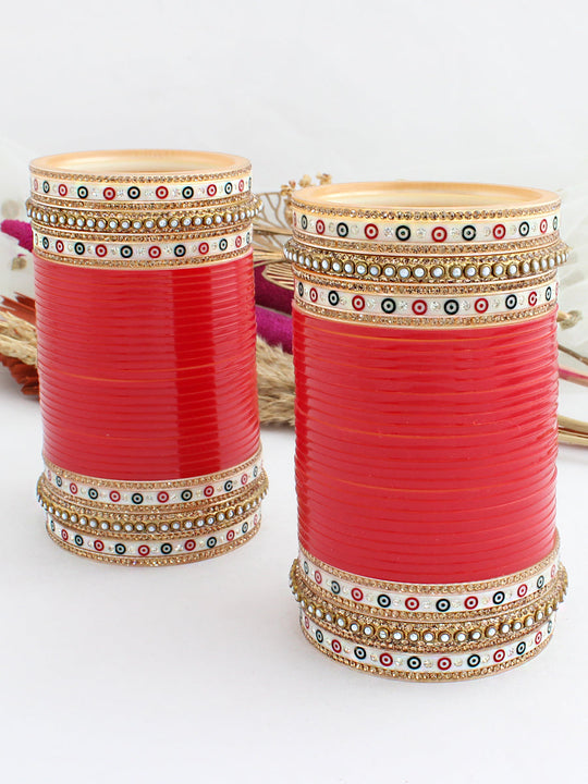 Mitashi Bridal Chuda-Red