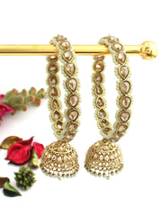 Mehar Jhumki Bangle Set (Golden)