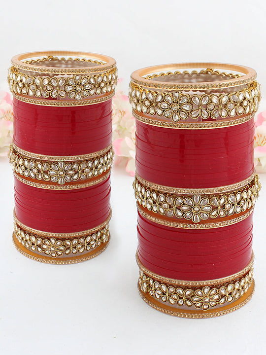 Mehreen Bridal Choora-Maroon