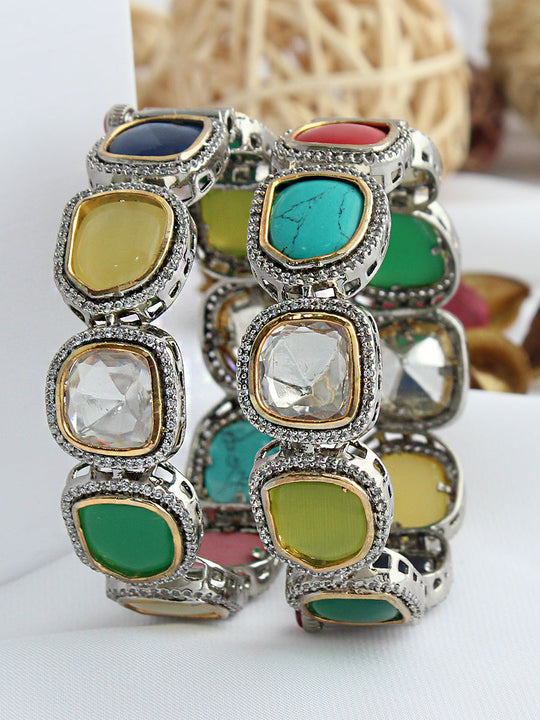 Patiala Bangle Set - Multicolor