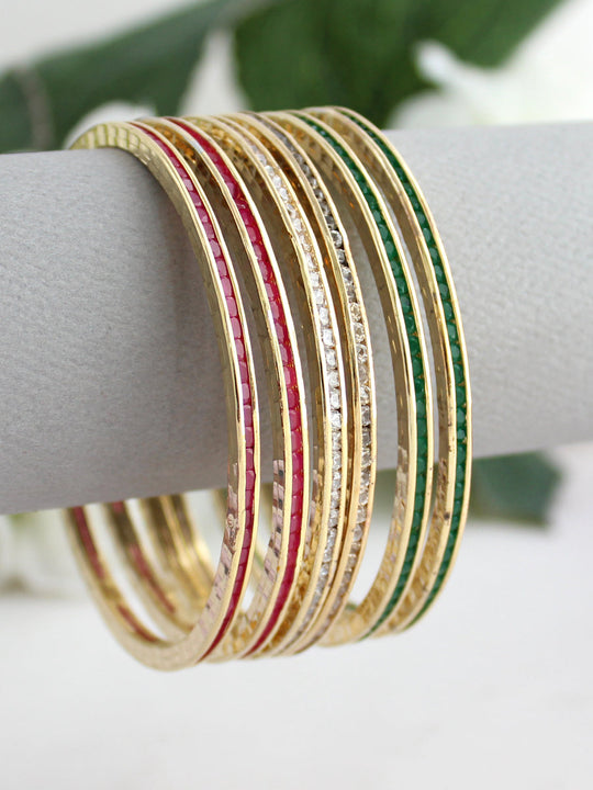 Raavi Bangle Set-Multicolor