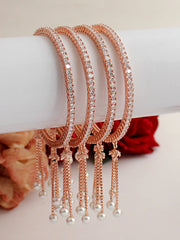 Avni Bangle Set-Rose Gold