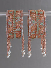 Sharmin Bangle Set-Mint Green