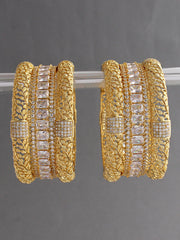 Ishani Bangle Set-Golden