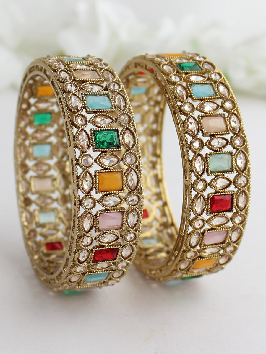 Ananya Bangle Set-Multicolor