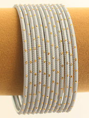 Sia Bangle Set-Light Grey