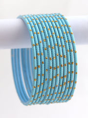 Sia Bangle Set-Turquoise