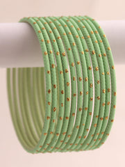 Sia Bangle Set-Mint Green