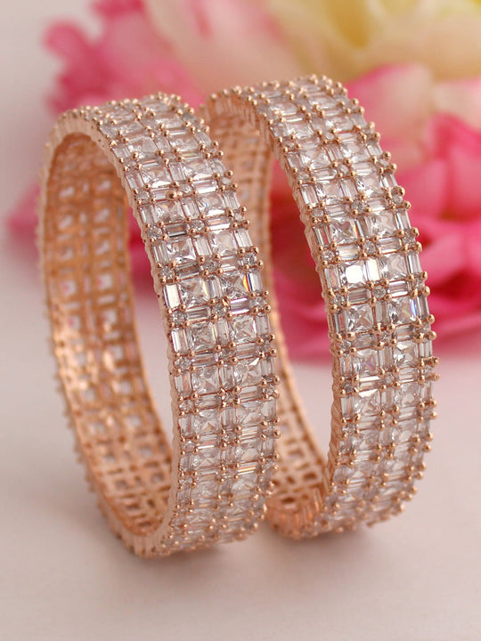 Srishti Bangle Set Rose Gold