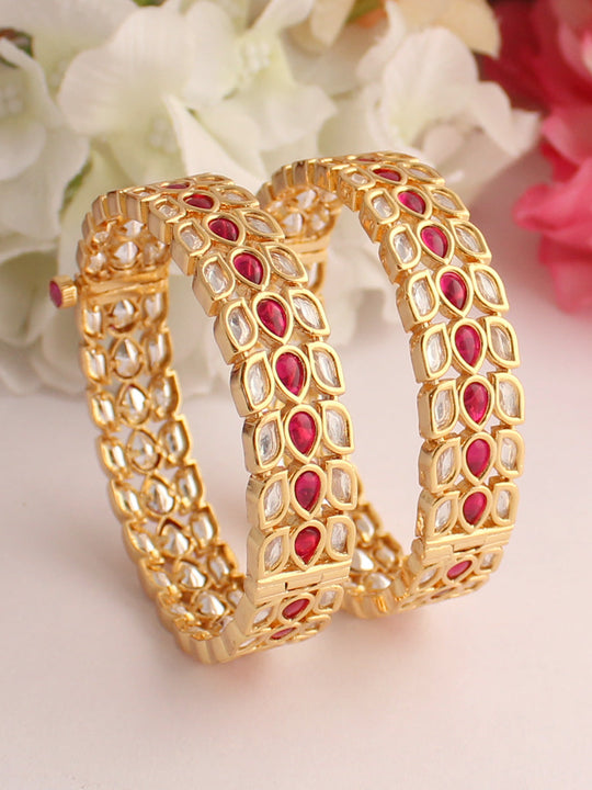 Shivali Bangle Set Pink