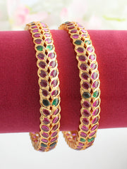 Bhavika Bangle Set-Multicolor