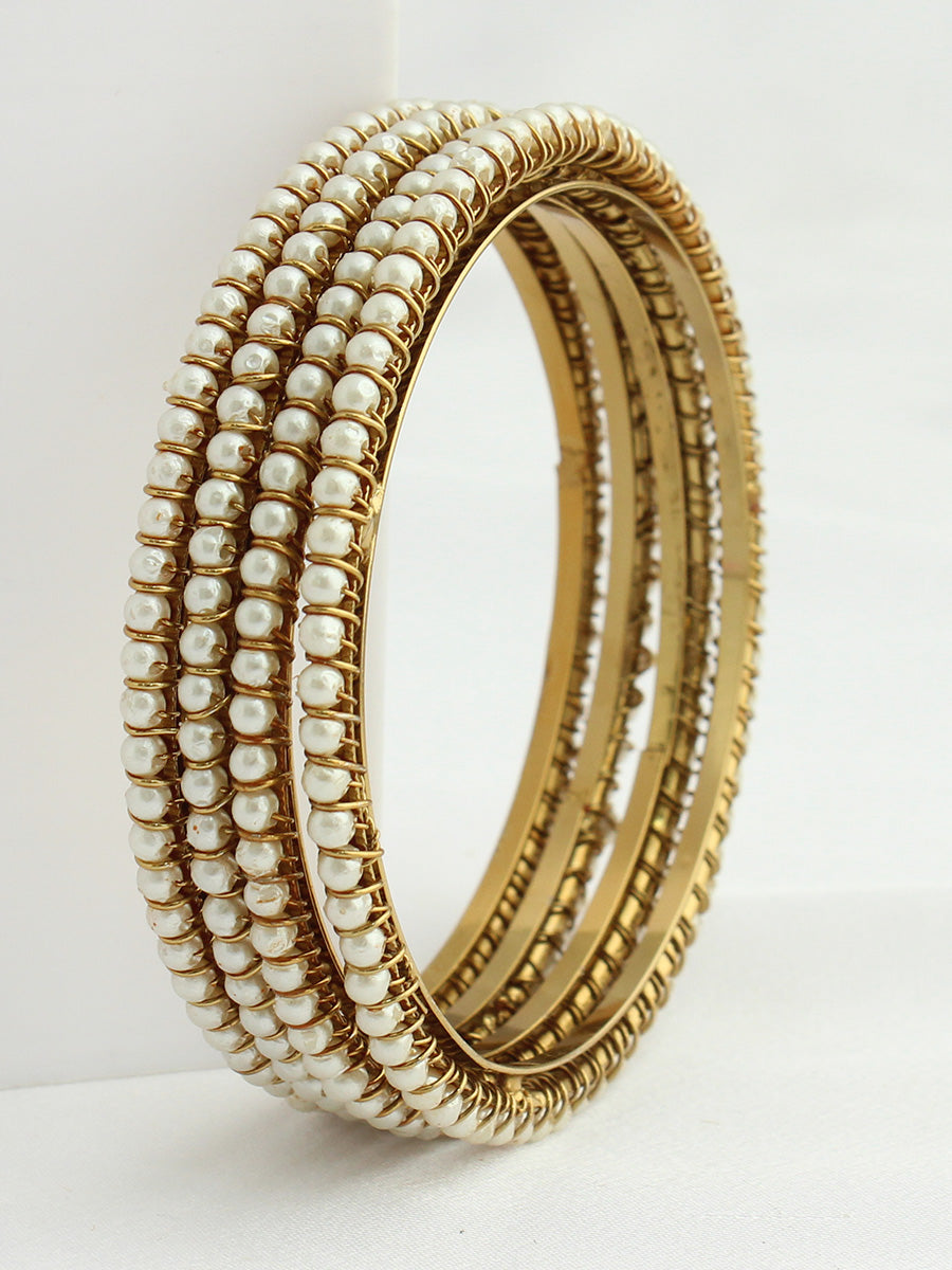 Khushi Bangle Set - Golden