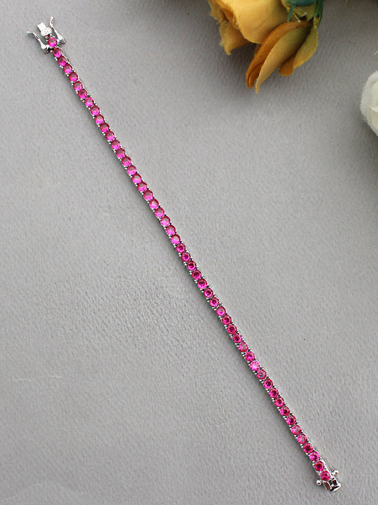 Nia Bracelet-Hot Pink 