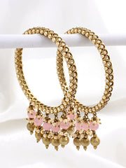 Kavya Bangle Set-Pastel Pink