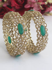 Priyanshi Bangle Set-Green