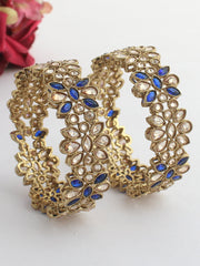 Anureet Bangle Set-Blue