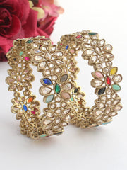 Anureet Bangle Set-Multicolor