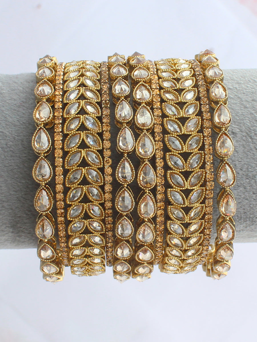 Kashish Bangle Set-Golden