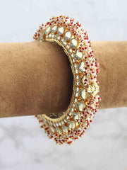 Amritsar Bangle-Gold/Red