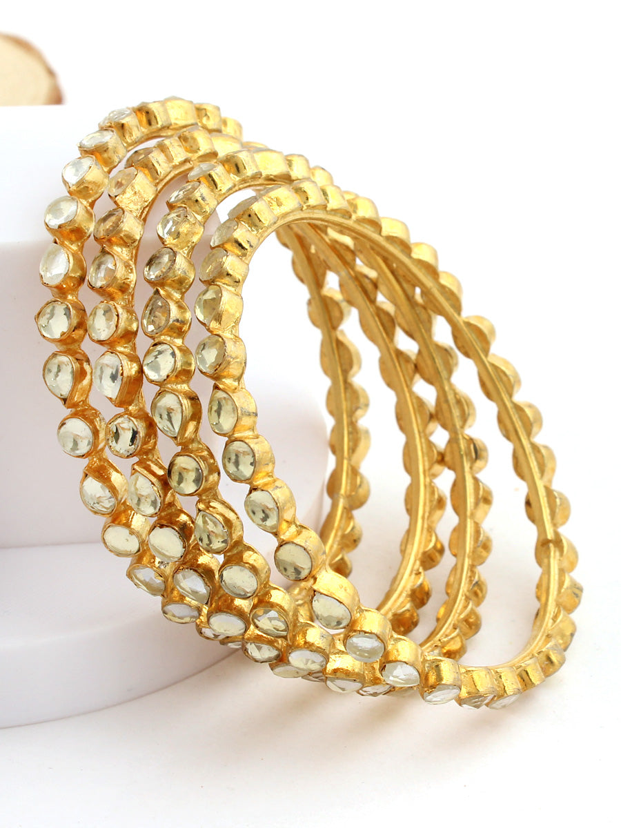 Suniti Bangle Set-Golden