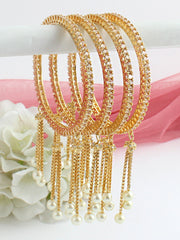 Avni Bangle Set-Golden