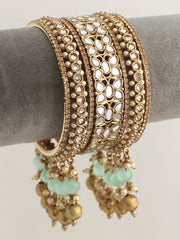 Azeen Bangle Set-Mint Green