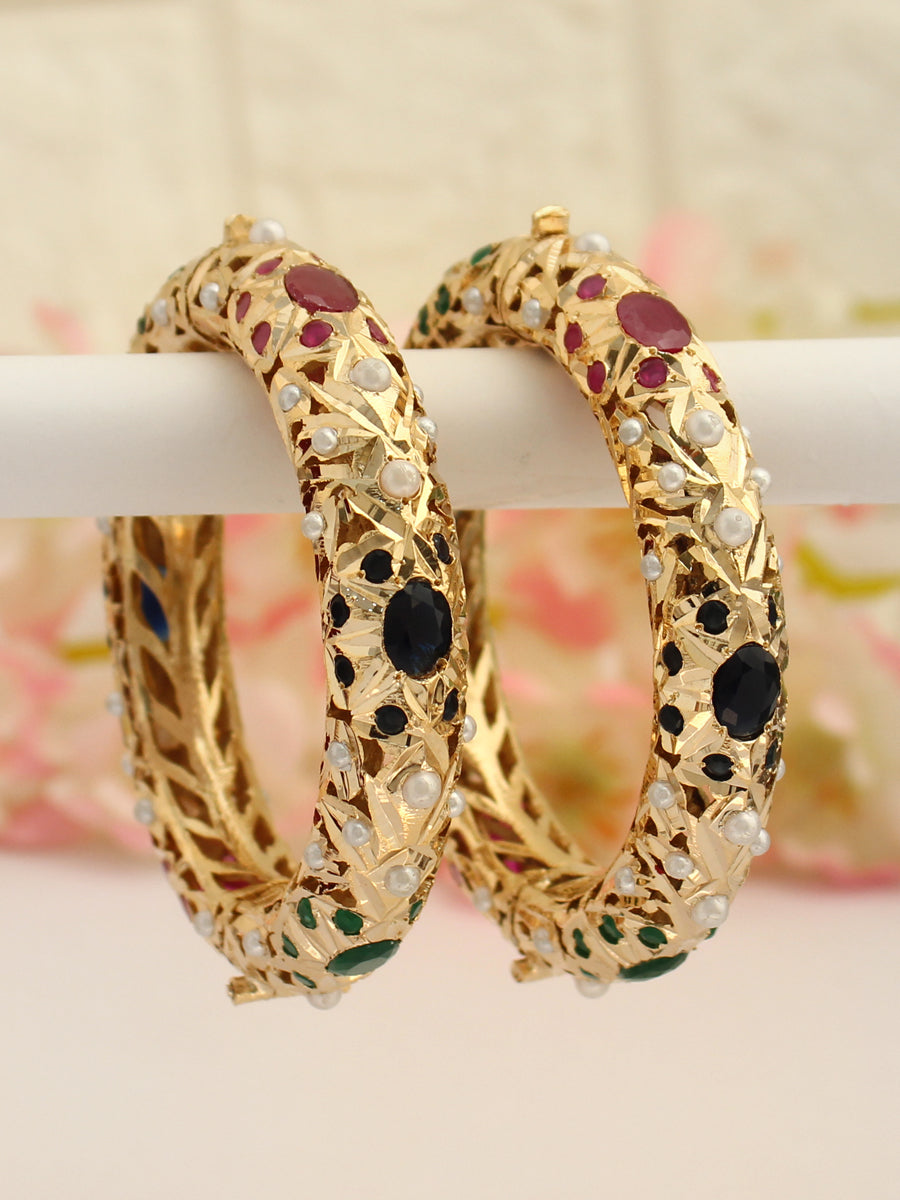 Erum Bangle Set-Multicolor