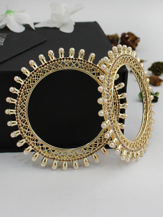 Ubika Bangle Set-Golden