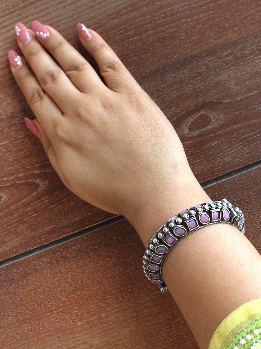 Hiral Bangle-Pastel Pink