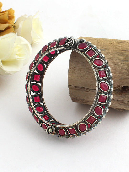 Hiral Bangle--Maroon