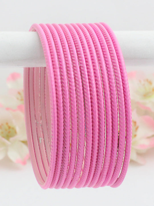 Sana Bangle Set- Pink