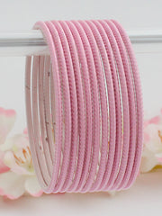 Sana Bangle Set-Pastel Pink