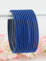 Sana Bangle Set-Royal Blue