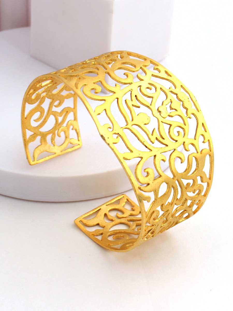 Rochelle Cuff Bracelet-Gold