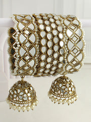 Ishrat Mirror Bangle Set / Stack