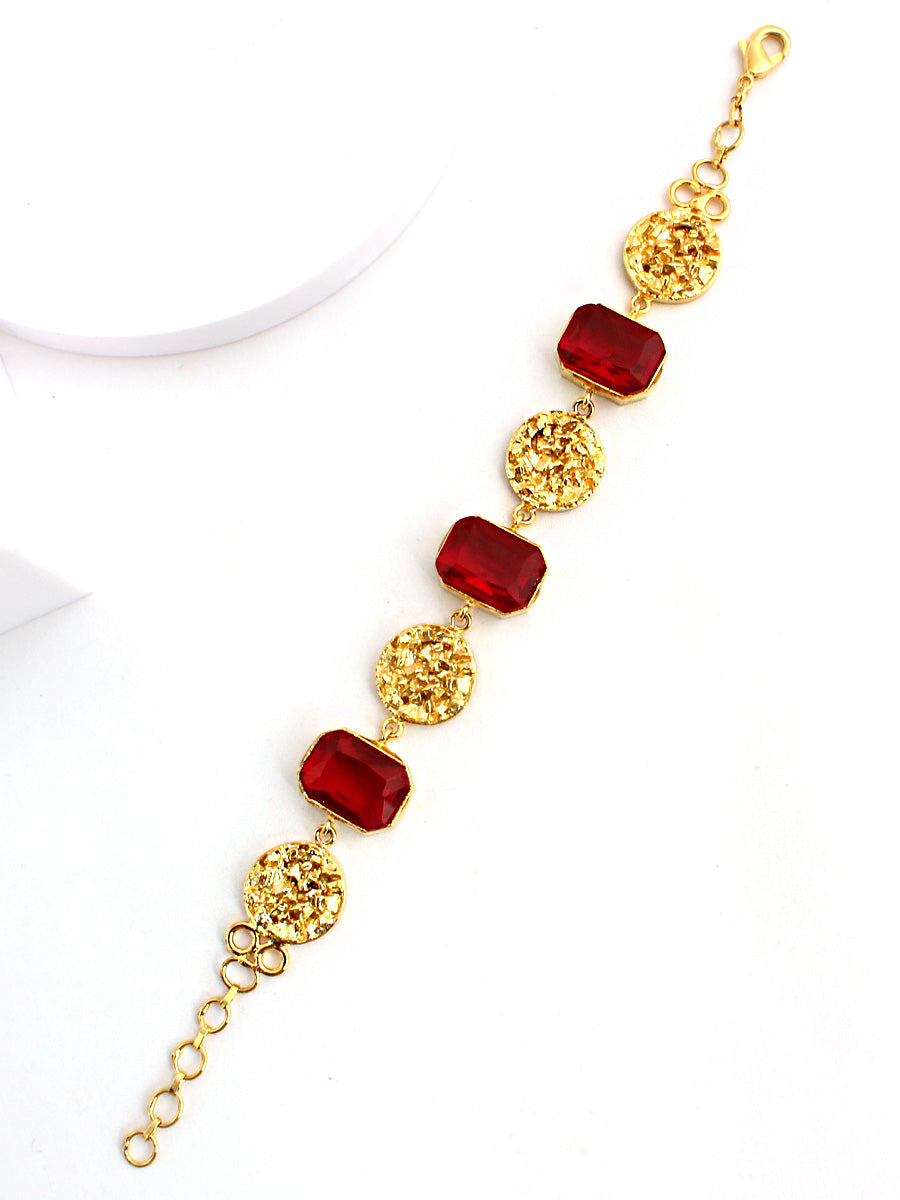 Madonna Bracelet-Maroon