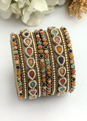 Avisha Bangle Set-Multicolor