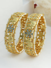 Rimaya Bangle Set-Ivory