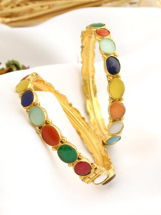 Vandna Bangle Set-Multicolor
