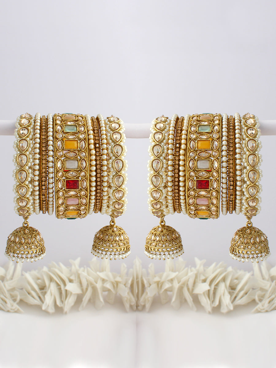 Archita Bangle Set / Stack-Multicolor