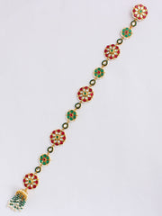 Chitra Hair Accessory-Pink/green