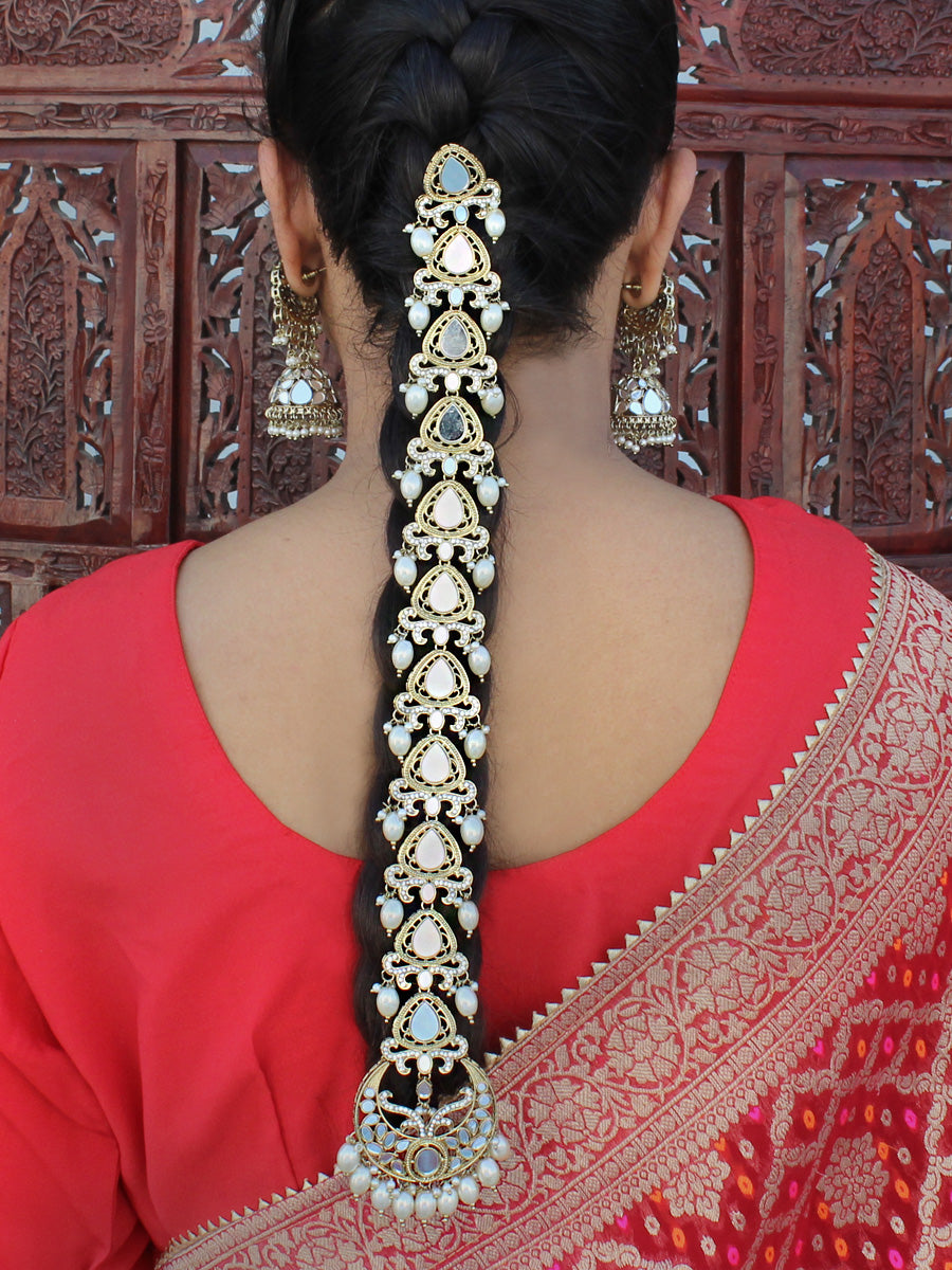 Somya Mirror Hair Accessory / Choti