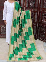 Simran Phulkari Dupatta-Green